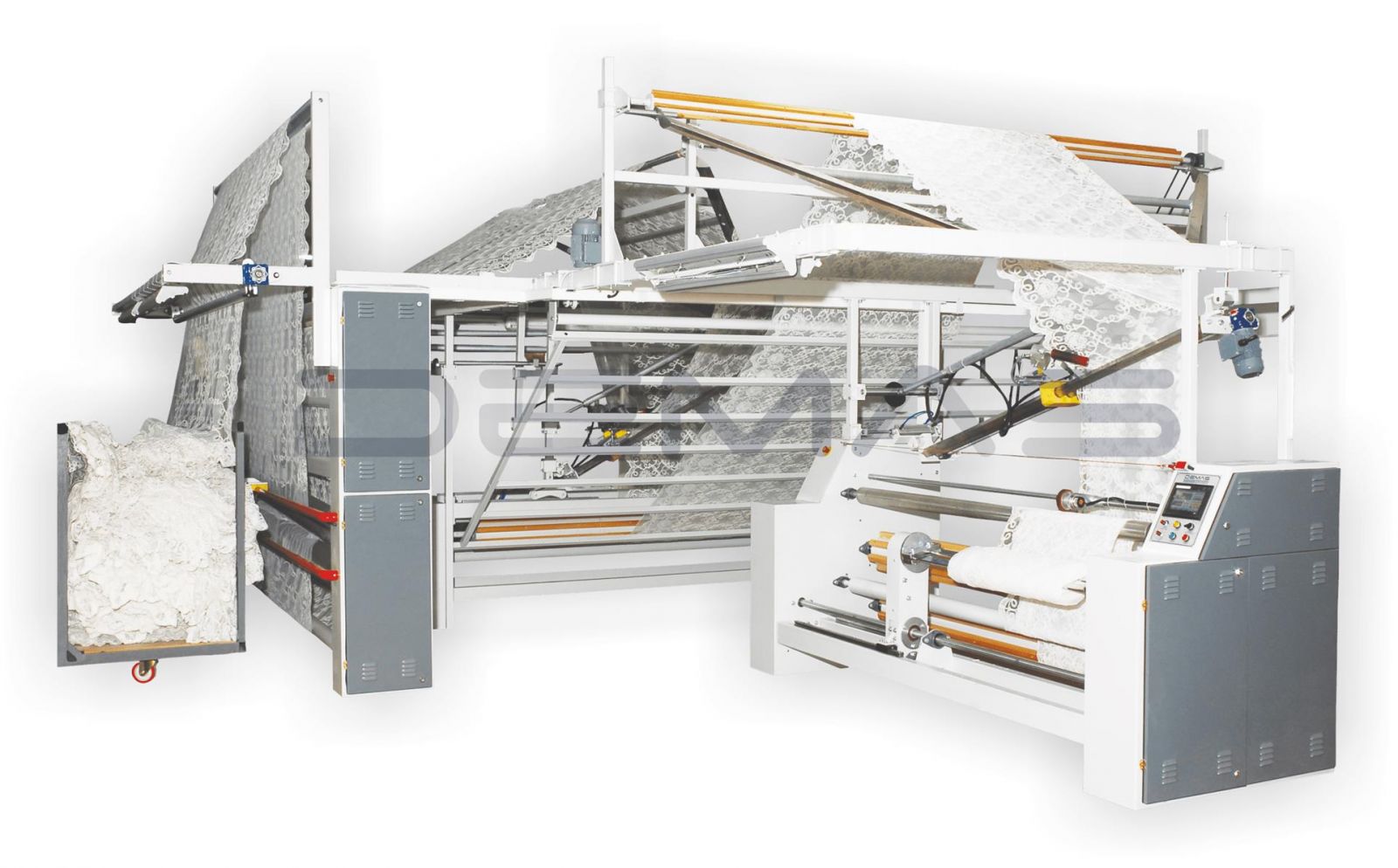 Demas - İki kat tambur ve rulo, Dört kat tambur sarma makinesi